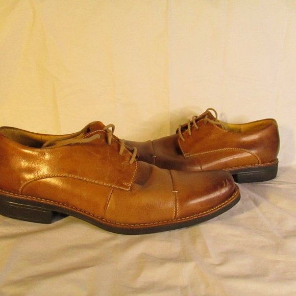Sandro Moscoloni Tan Leather Oxfords main image 6